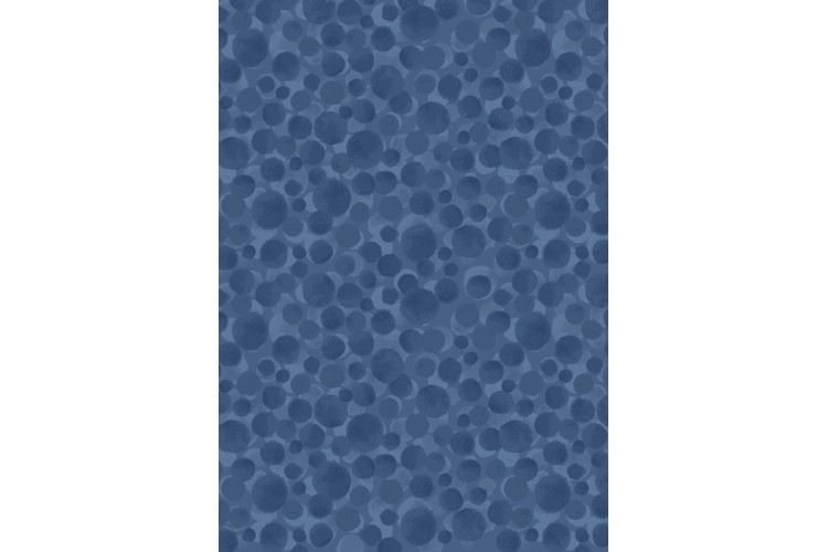 Mid Blue Bumbleberries Flannel