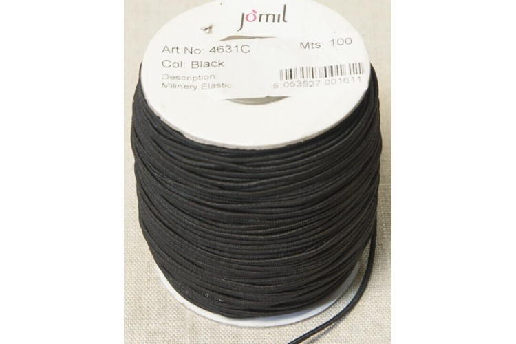 Millinery Elastic - Black 4631C