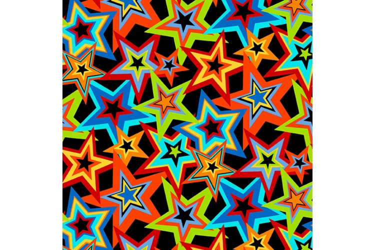 Monster Mash Stars on Black