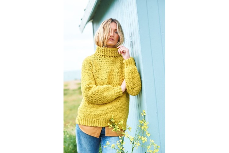 Moss Stitch Jumper Chunky 9964