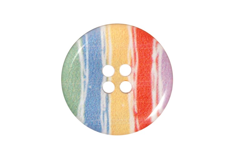 Multi Stripe Buttons 15mm