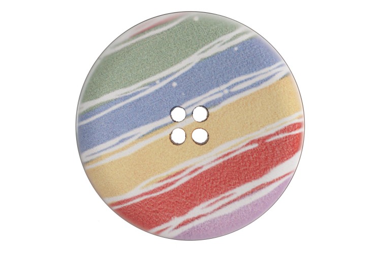 Multi Stripe Buttons 28mm