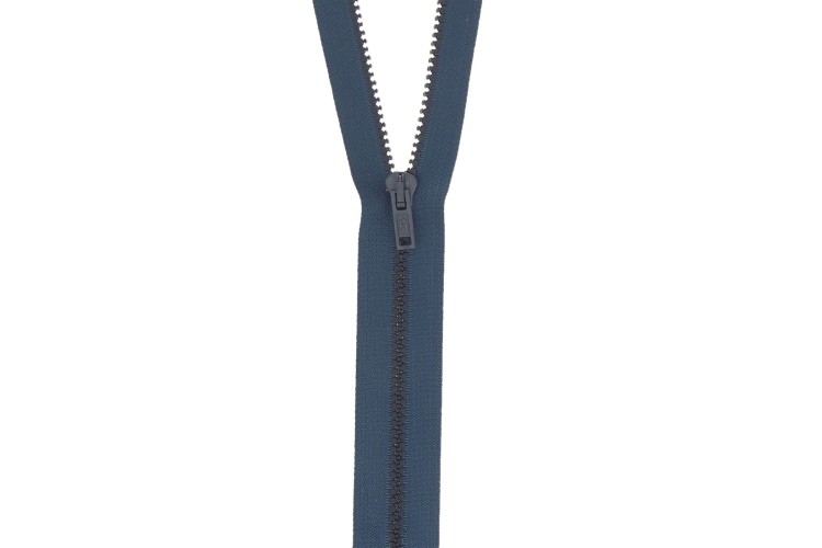 Navy Chunky Open Ended Zip 26