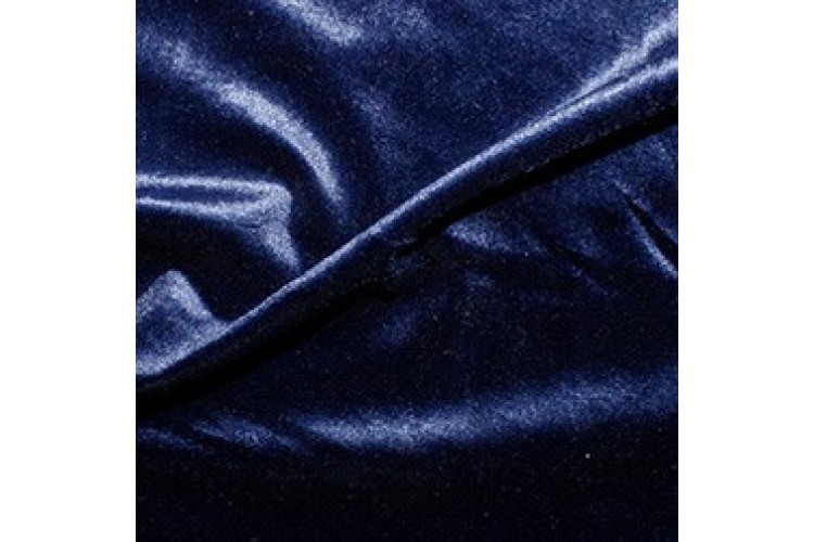 Navy Poly Velvet 