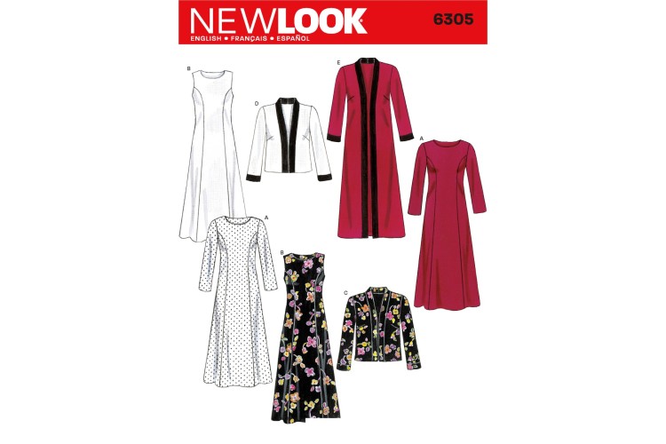 New Look 6305 Dress, Jacket