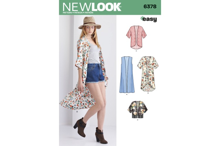 New Look 6378 Kimono