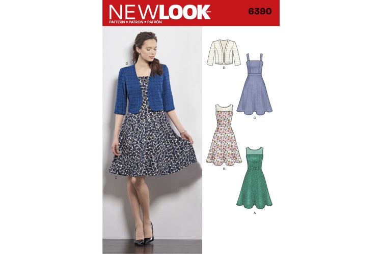 New Look 6390 Dress, Bolero