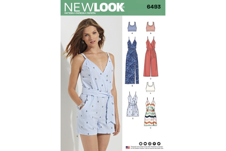 New Look 6493 Dress, Jumpsuit