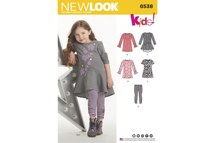 New Look 6538 Dress, Leggings