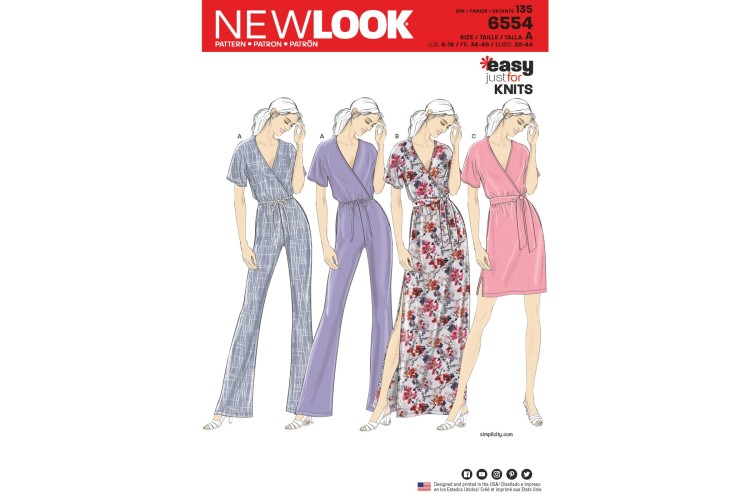 New Look 6554 Dress, Jumpsuit