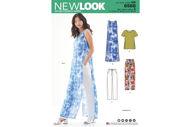 New Look 6566 Tunic, Trousers