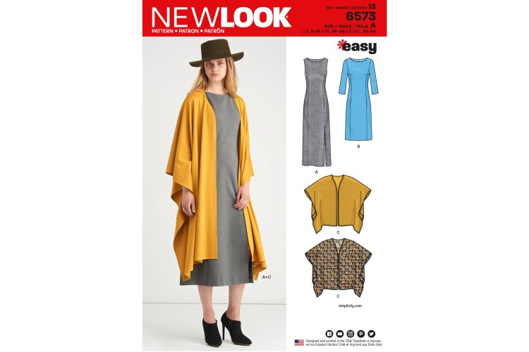 New Look 6573 Dress, Wrap