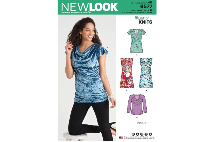 New Look 6577 Dress, Top, Tunic