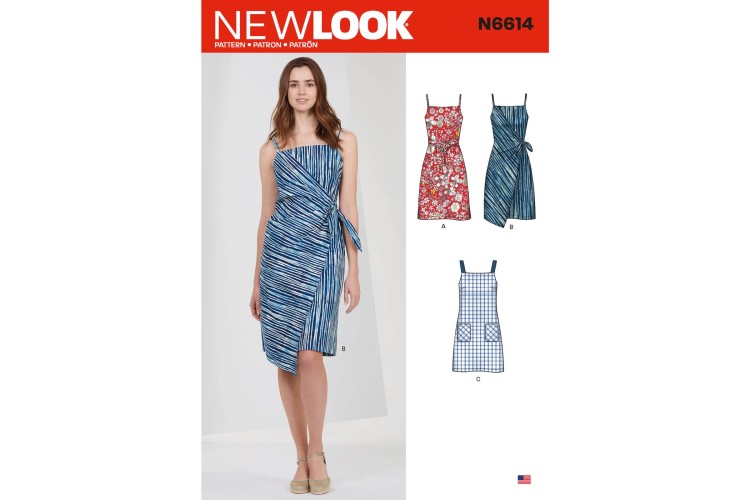 New Look 6614 Wrap Dress