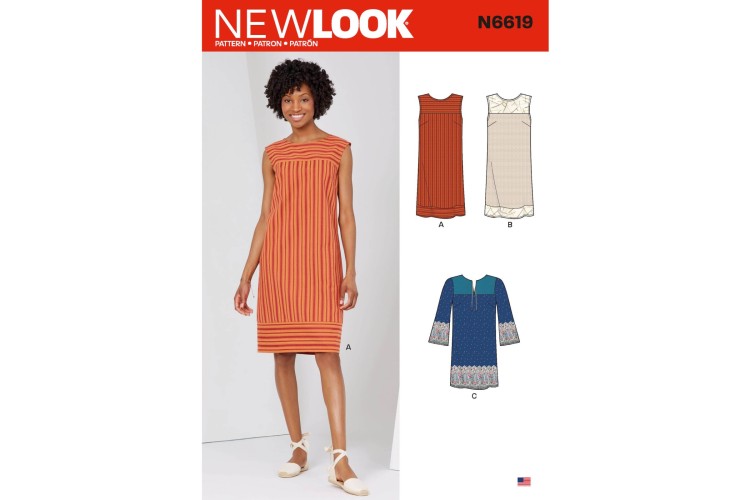 New Look 6619 Shift Dress