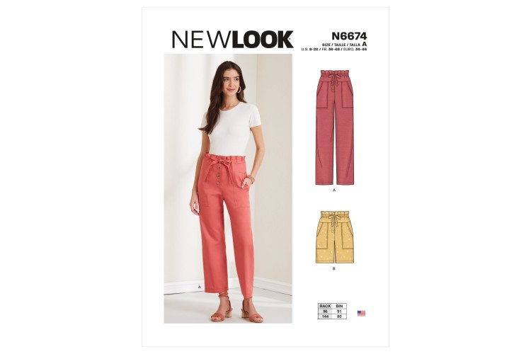 New Look 6674 Trousers, Shorts