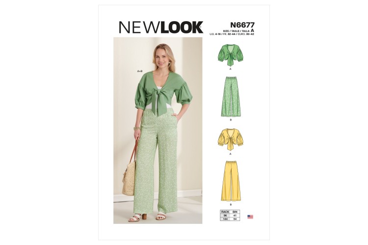 New Look 6677 Jacket, Trousers