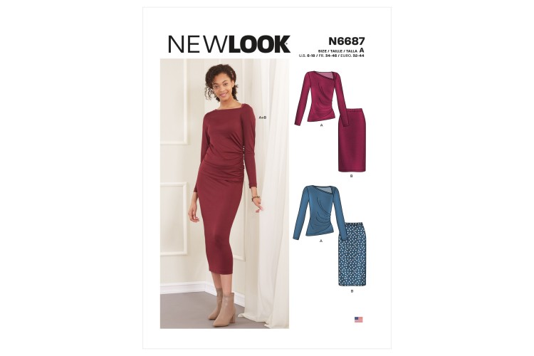 New Look 6687 Top, Skirt