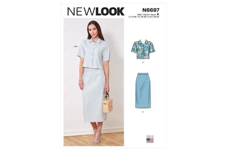 New Look 6697 Top, Skirt