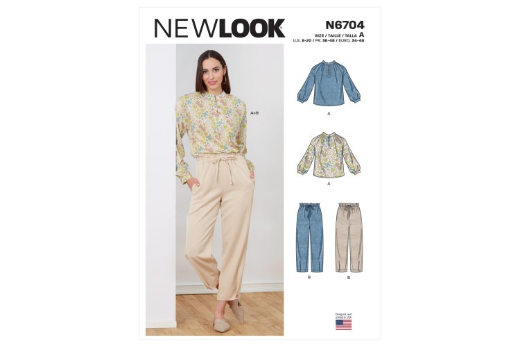 New Look 6704 Top, Trousers