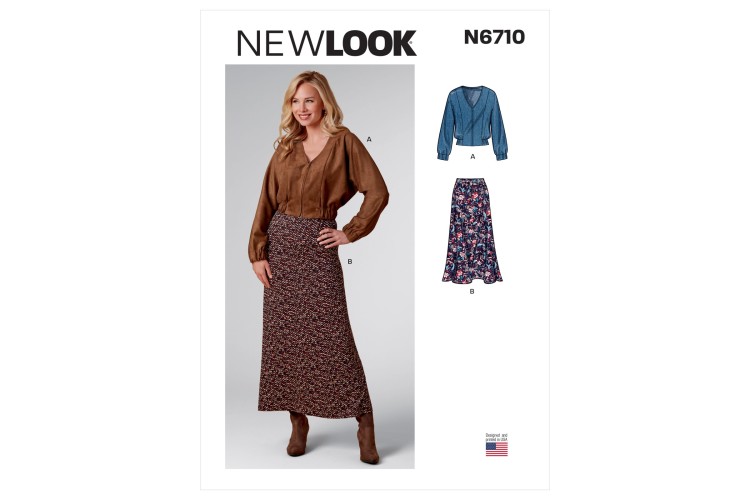 New Look 6710 Top, Skirt