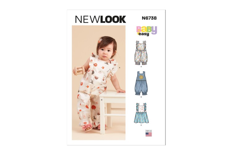 New Look 6738 Romper, Dress