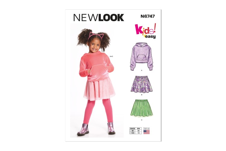 New Look 6747 Hoodie, Skirt