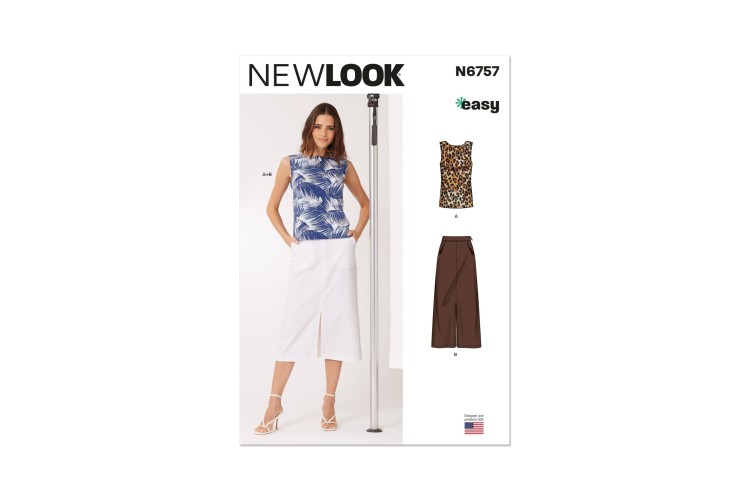 New Look 6757 Top, Skirt