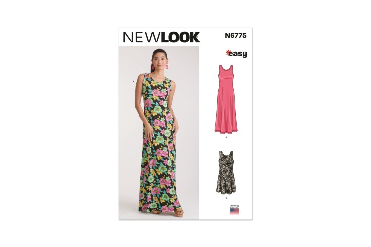 New Look 6775 Misses' Knit Dress in Two Lengths