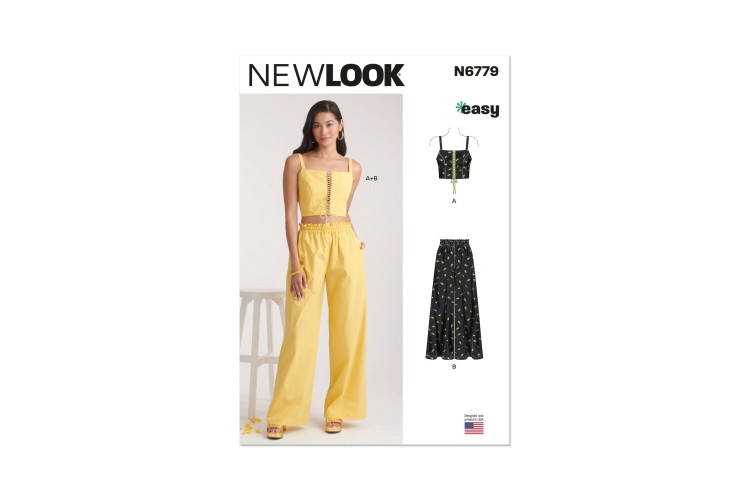 New Look 6779 Bra Top, Pants