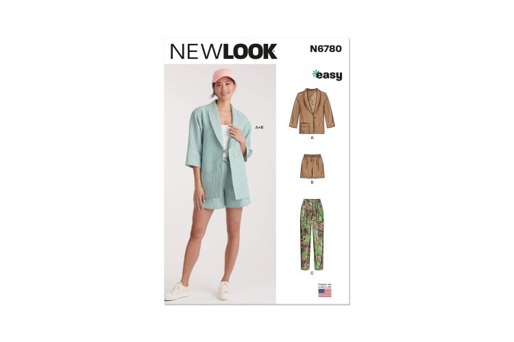 New Look 6780 Jacket, Shorts, Trousers