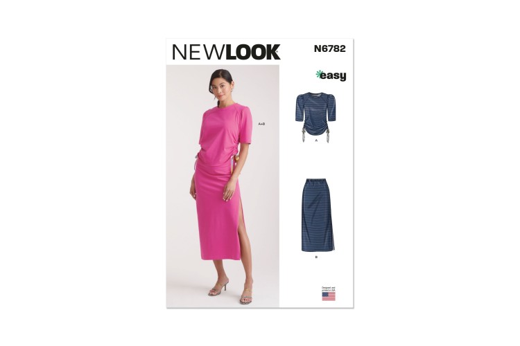 New Look 6782 Top, Skirt