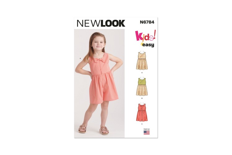 New Look 6784 Dress, Romper