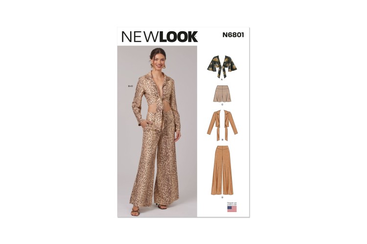 New Look 6801 Tops, Shorts & Trousers