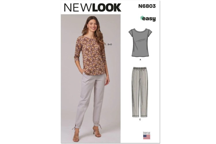 New Look 6803 Knit Tops & Trousers