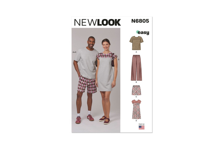 New Look 6805 Unisex Sleepwear