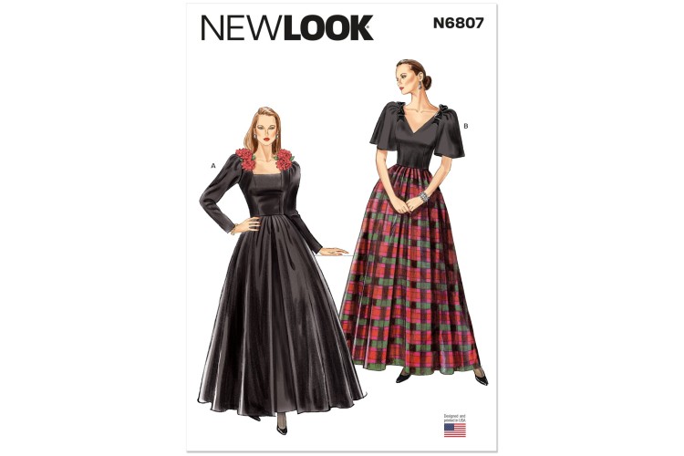New Look 6807 Evening Gowns