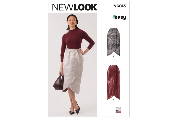 New Look 6813 Wrap Skirt