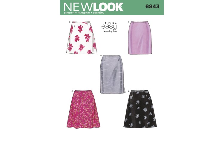 New Look 6843 Skirts