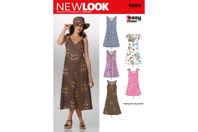 New Look 6889 Dress