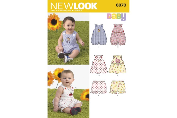 New Look 6970 Romper, Dress, Pants