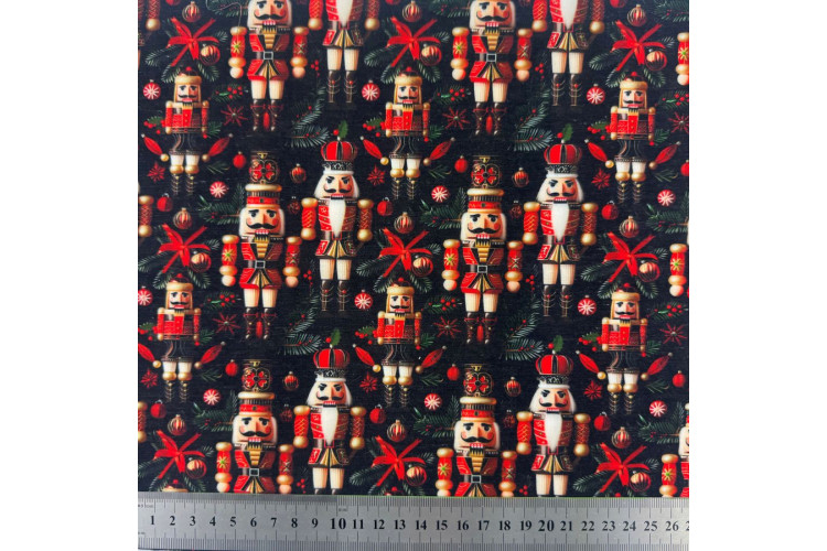 Nutcracker Noel Polycotton