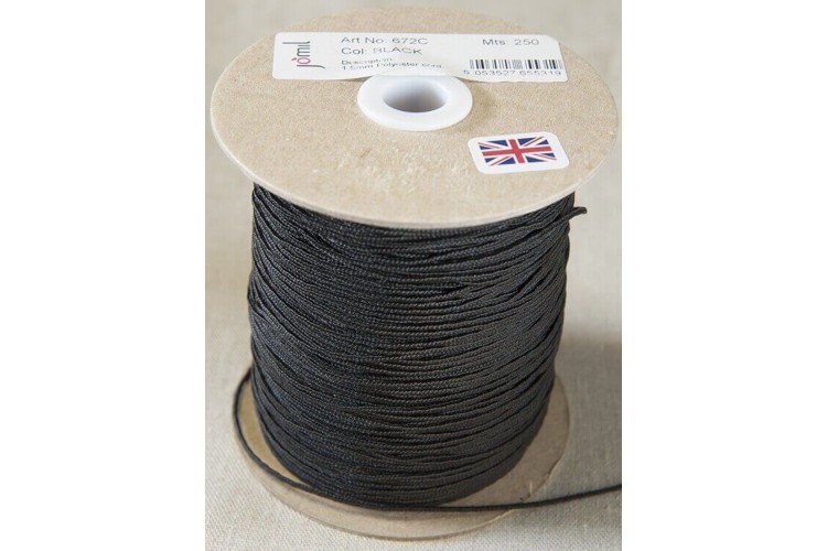 Nylon Blind Cord Black 1.5mm