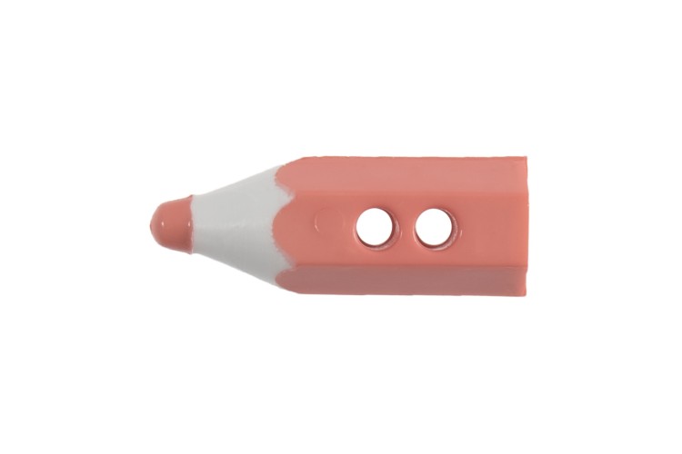 Orange Pencil 19mm Button