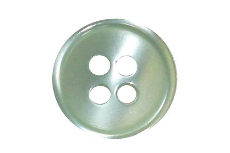 Pale Green Blouse 4 Hole Rimmed 13mm Buttons