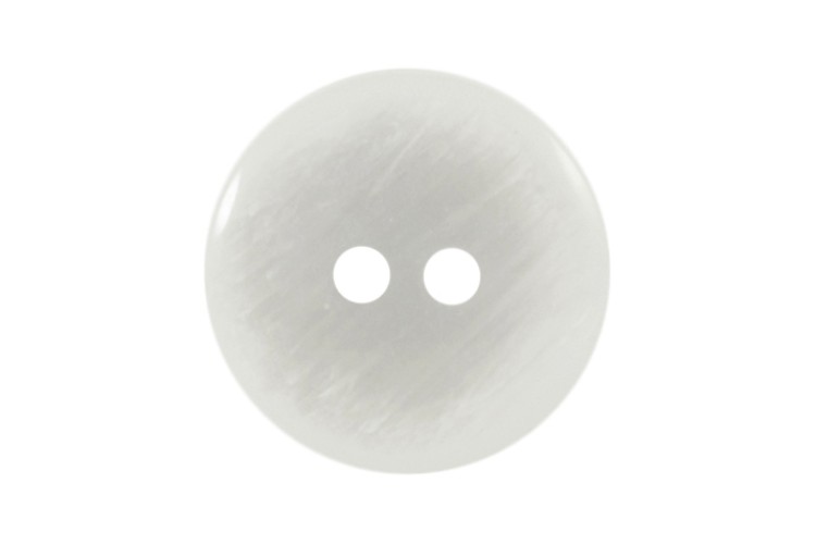 Pearl White Button 19mm 2 Hole