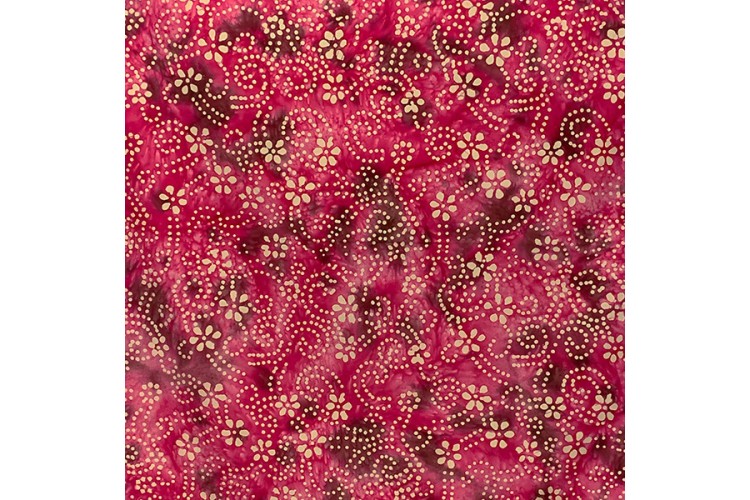 Pink & Red Floral Batik