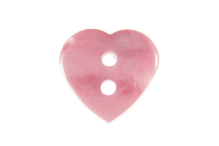 Light Pink, Heart Button 15mm G437424-6