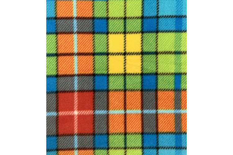 Colourful Plaid Anti Pil Fleece