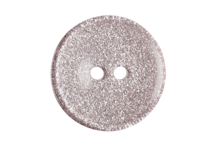 Pink Glitter Round 20mm
